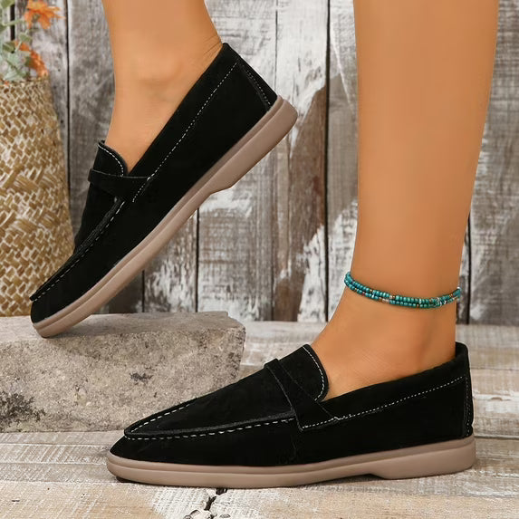 Sapatos Pretos Mocassins Casuais