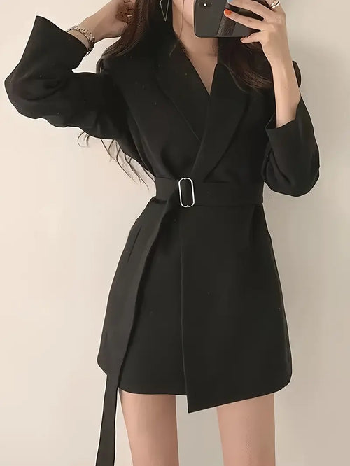 Blazer com Cintura Ajustável