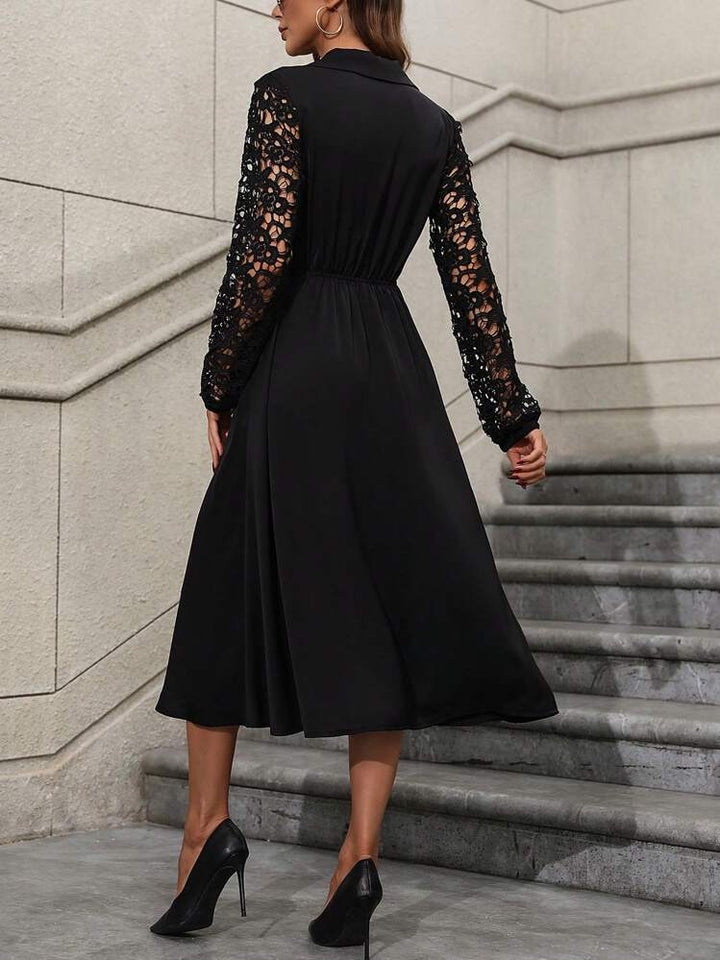 Vestido Preto Midi
