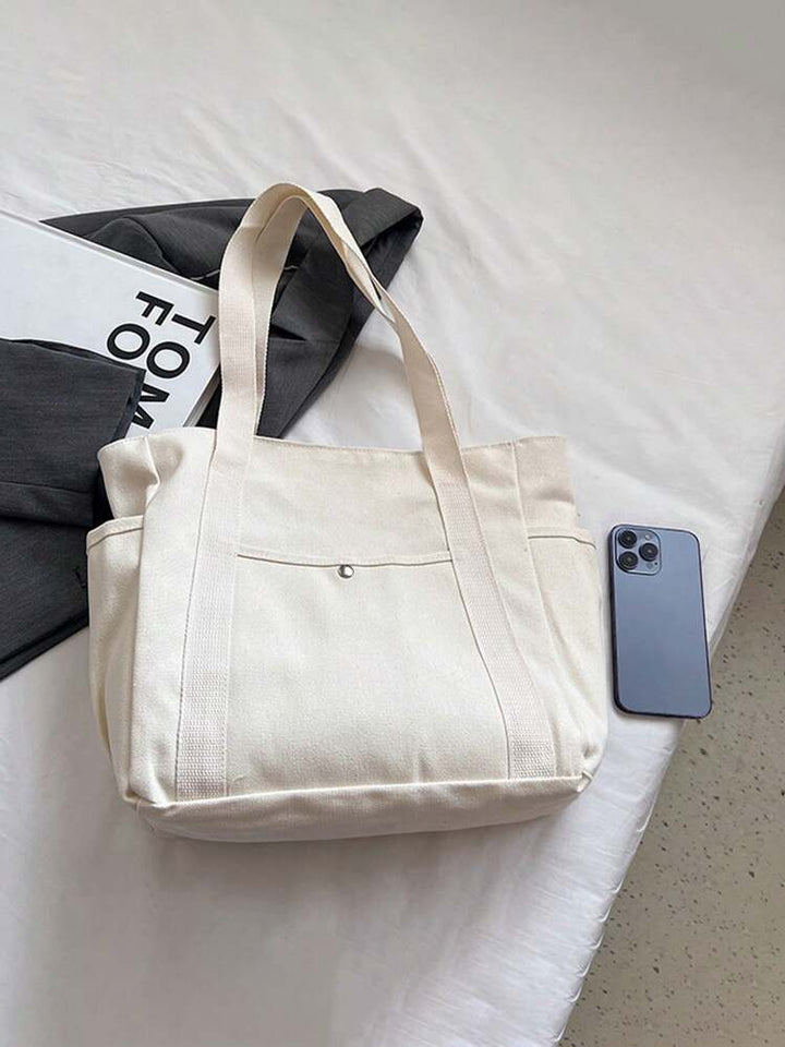 Mala Bege Tote Casual