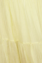 Vestido Maxi Halter Limão