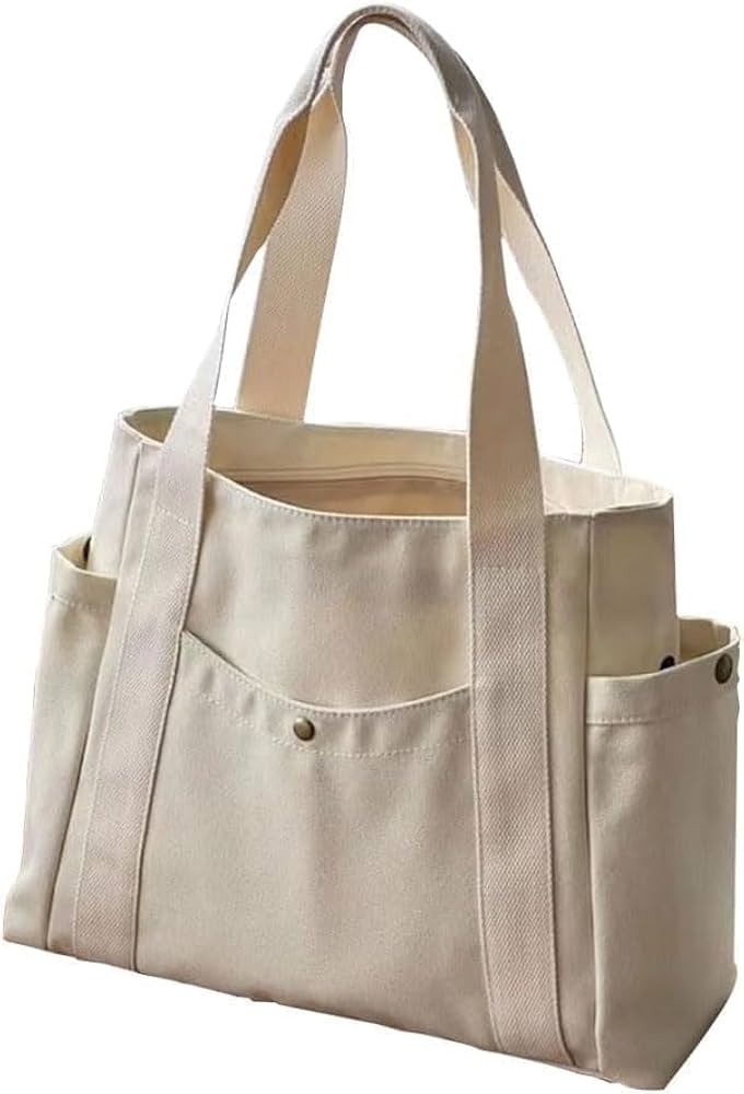 Mala Bege Tote Casual