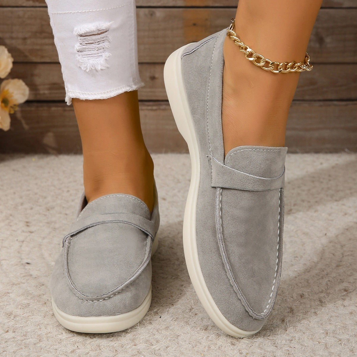 Sapatos Mocassins Casuais