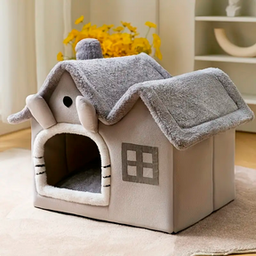 Casinha Para Pet Acolchoada com Design Soft e Interior Aveludado