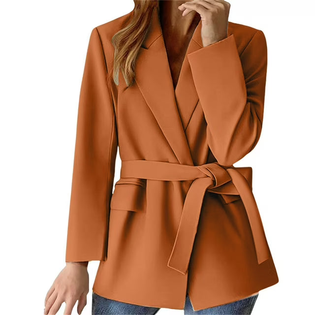 Blazer Cintado Laranja